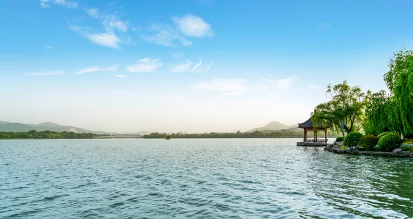 Bela Paisagem Lago Yulong Xuzhou — Fotografia de Stock