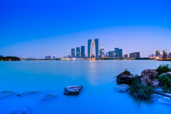 Озеро Сучжоу Джинджі Архітектурний Ландшафт — стокове фото