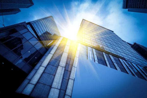 Rascacielos Edificio Comercial Hong Kong — Foto de Stock