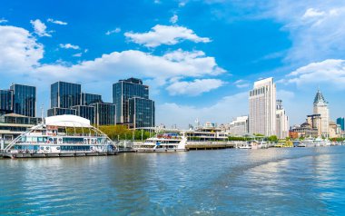 Bund, Shangh 'daki kentsel mimari manzaranın ufuk çizgisi