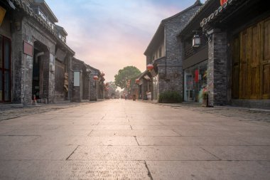 Yangzhou 'nun Antik Şehir Sokağı, Chin