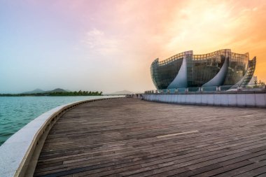 Kentsel Modern Mimari Manzaranın Skyline 'ı