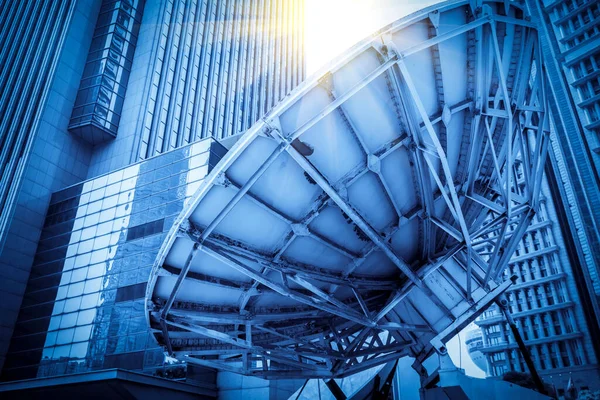 Műholdas Antenna Városi Építész — Stock Fotó