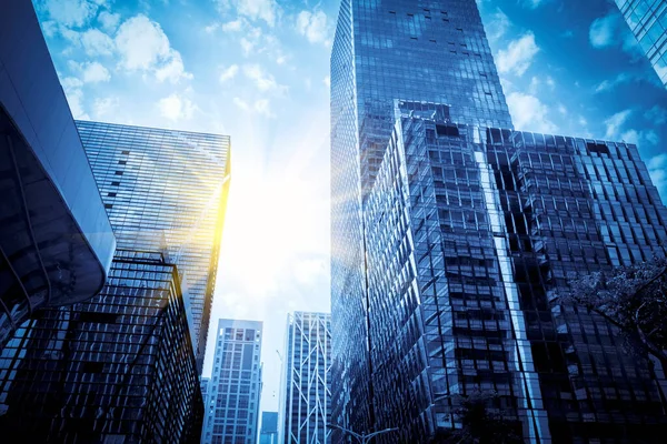 Paisagem Arquitetônica Edifício Comercial Cidade Central — Fotografia de Stock