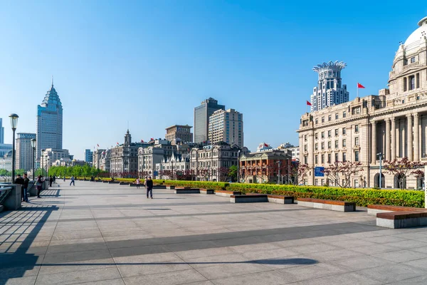 Bund Arkitektur Shanghai — Stockfoto