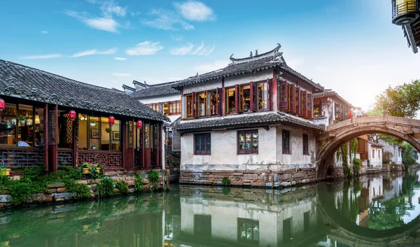 Zhouzhuang Daki Konut Eski Şehir Suzho — Stok fotoğraf