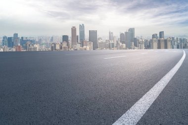 Chongqing kentsel mimari manzarası ve ufuk çizgisi