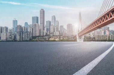 Çevre yolu, asfalt asfalt kaldırım, şehir inşaatı...