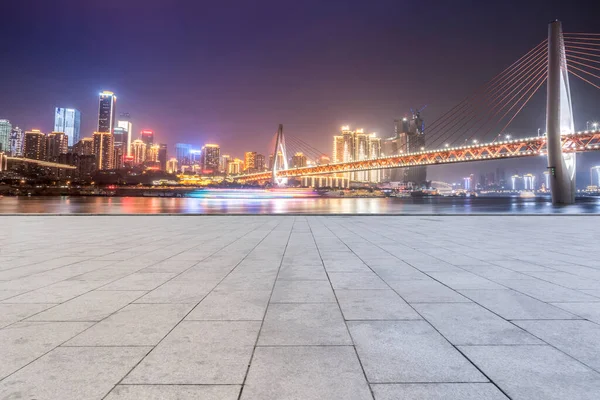 Road Ground Urban Skyline Architectural Landscap — Stock Photo, Image