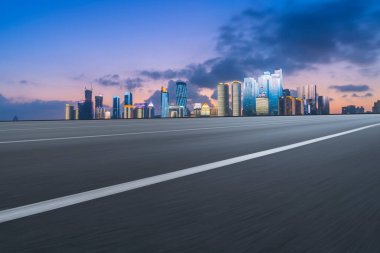 Çin şehrinde modern mimari