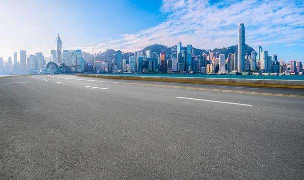 Autopista Aérea Asfalto Carretera Edificio Oficinas Construcción Comercial —  Fotos de Stock