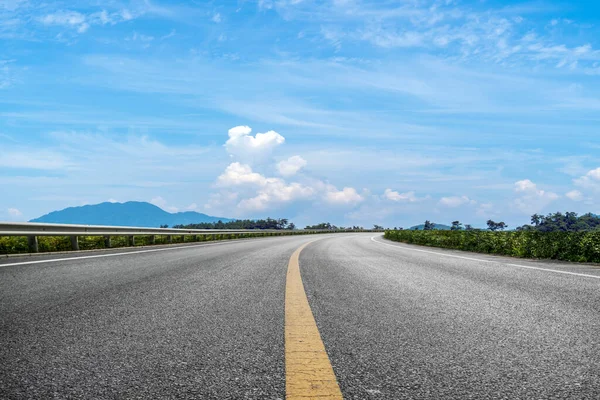 Highway Pavement Urban Road Och Utomhus Naturlandskap — Stockfoto