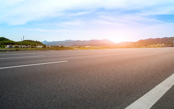 Highway Pavement Urban Road and Outdoor Natural Landscap