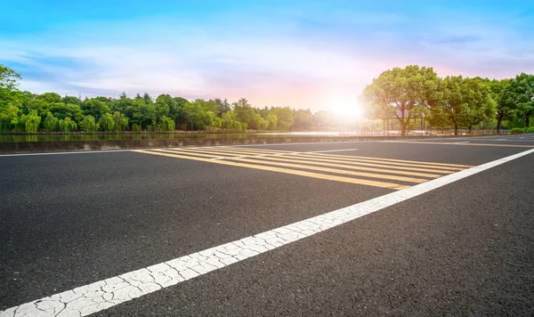 Superficie Carretera Cielo Nube Landscap — Foto de Stock