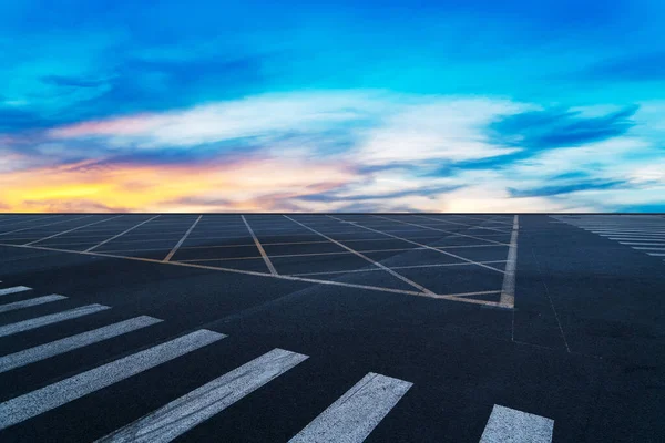 City Square Road Sky Cloud — Stock fotografie