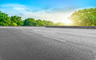 Otoyol Pavement Şehir Yolu ve Açık Alan Bölgesi