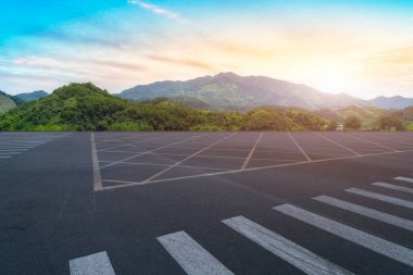 Otoyol Pavement Şehir Yolu ve Açık Alan Bölgesi