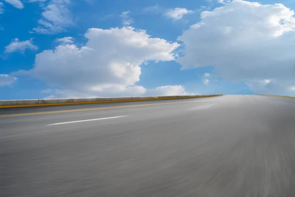 Surface Route Ciel Nuages Landscap — Photo