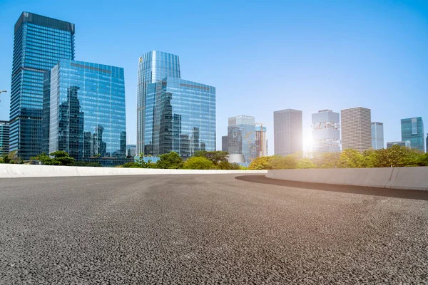 Urban Road Highway Construction Skyline — Stock Photo, Image