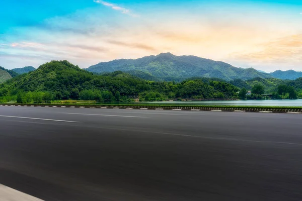 Highway Pavement Urban Road and Outdoor Natural Landscap