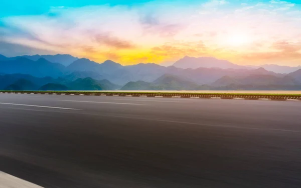 Otoyol Pavement Şehir Yolu Açık Alan Bölgesi — Stok fotoğraf