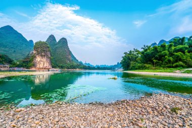 Guilin 'in Güzel Manzarası ve Doğal Manzarası