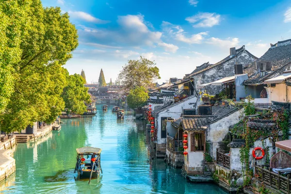 Xitang Ancient Town Ancient Residential River — Stock Photo, Image