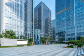 Náměstí a administrativní budova Jinan centrální obchodní distric