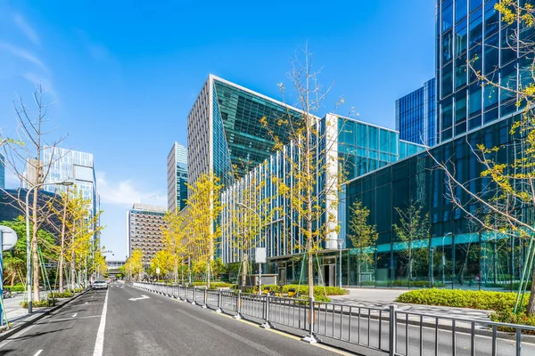 Ningbo City Commercial Building Office Buildin — Stock Photo, Image