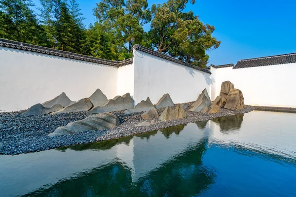 Suzhou Klassieke Tuin Architectonische Landschapsarchitectuur — Stockfoto