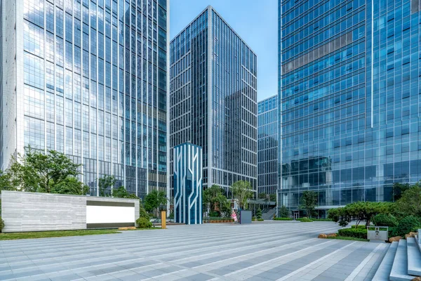 Place Immeuble Bureaux Quartier Central Des Affaires Jinan — Photo