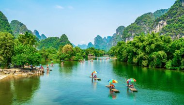 The Beautiful Landscape Scenery of Guilin, Guangxi clipart