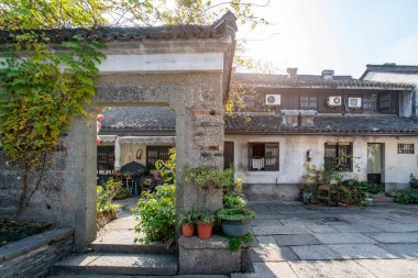 Hangzhou, Zh 'daki Gongchen Köprüsü' nün antik yerleşim yerleri.