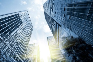 Jinan merkez iş dağıtım merkezinin kare ve ofis binası