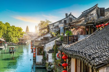 Xitang antik şehir, antik yerleşim yeri Nehir.