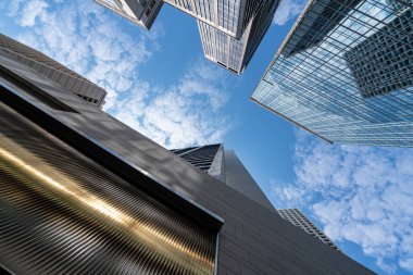Merkez Hong Kon 'daki ticari binanın görüntüsü