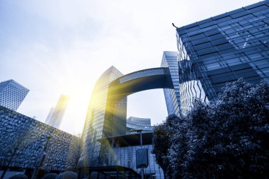 Hangzhou Finans Bölgesi Plaza Modern Mimarlık Ofisi Bui