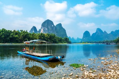 Guilin 'in Güzel Manzarası ve Doğal Manzarası