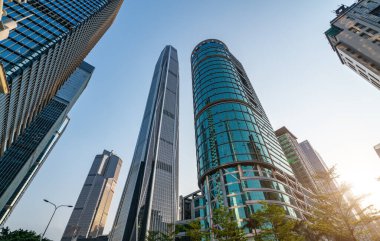 Hangzhou Finans Bölgesi Plaza Modern Mimarlık Ofisi Bui