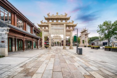 Jimo antik şehir inşaatı Stree