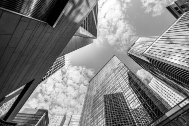 Merkez Hong Kon 'daki ticari binanın görüntüsü