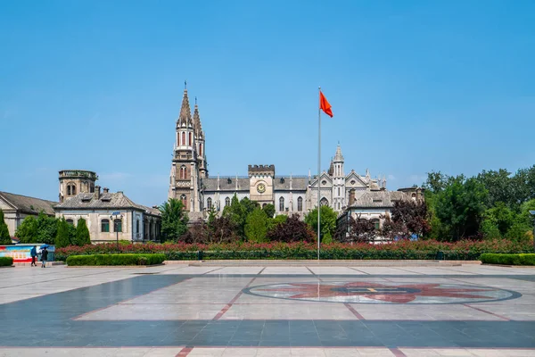 Ancienne Église Hongjialou Jinan — Photo