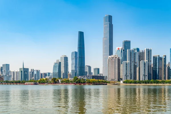 Guangzhou City Modern Architecture Landscape Skyline