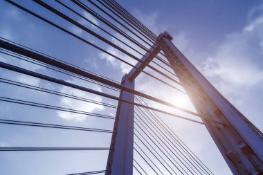 Şehir karayolu köprüsü bölümü