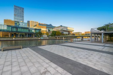 Ningbo Şehri Modern Mimari Manzarası