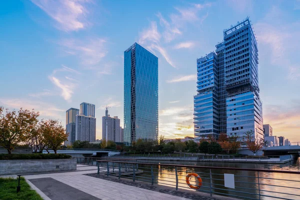 Ningbo City Modern Architecture Landscape — Stock Photo, Image