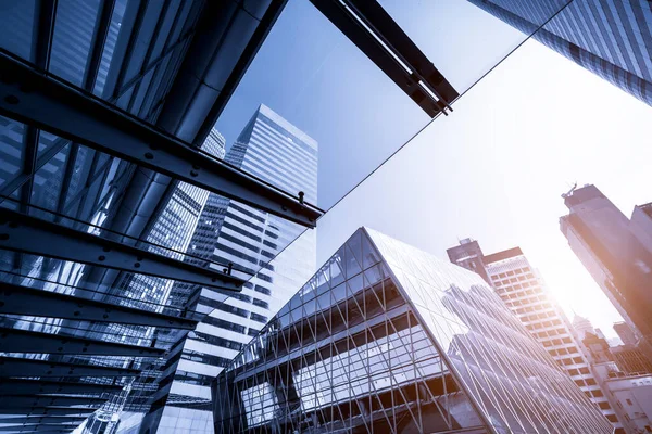 Vista Del Edificio Comercial Centro Hong Kon — Foto de Stock