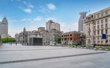 Şangay Bun 'un eski bina manzarası