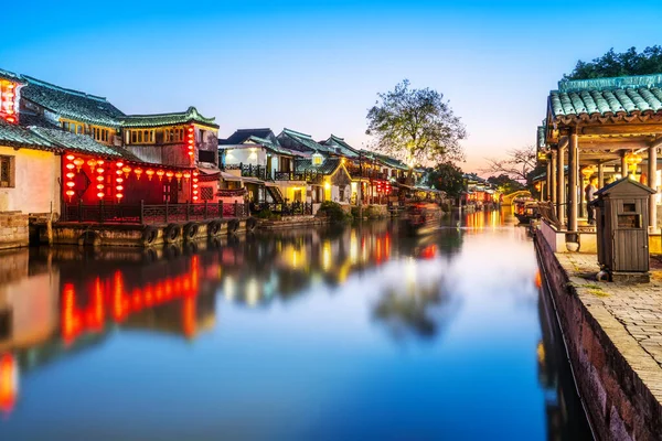 Beautiful Night View Xitang Ancient Town — Stock Photo, Image