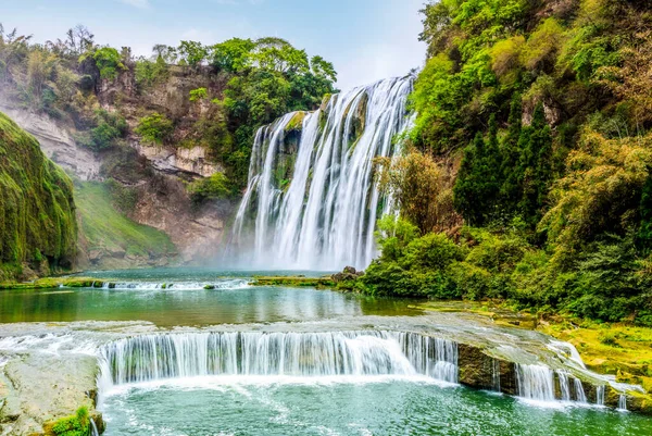 Naturlandschaft Des Huangguoshu Wasserfalls Guizho — Stockfoto